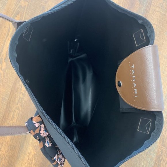 Tahari black bag - Picture 5 of 6